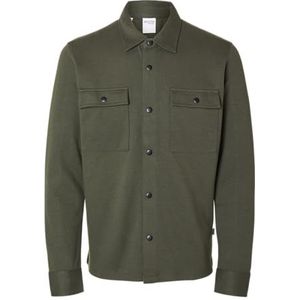 SELECTED HOMME Mannelijk Overhemd Klassiek, Forest Night, M