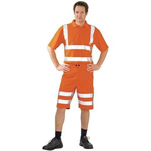 Planam Shorts waarschuwingsbescherming, maat S, 1 stuks, oranje, 2015044