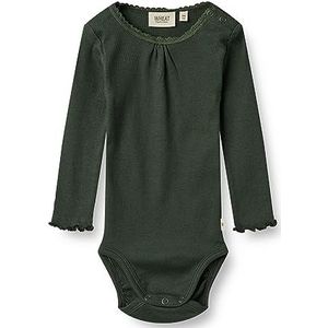 Wheat Uniseks pyjama voor baby's en peuters, 0025 Black Coal, 74/9M