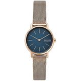Signatur Lille Two-Hand Rose-Tone Steel Mesh Watch