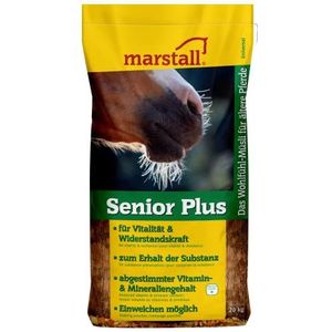 marstall Premium-Pferdefutter Senior Plus, per stuk verpakt (1 x 20 kilogram)