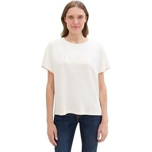 TOM TAILOR T-shirt voor dames, 10315 - Whisper White, XXL