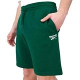 Reebok Identiteit Klein Logo FT Short, Drkgrn, S