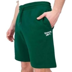 Reebok Identiteit Klein Logo FT Short, Drkgrn, S