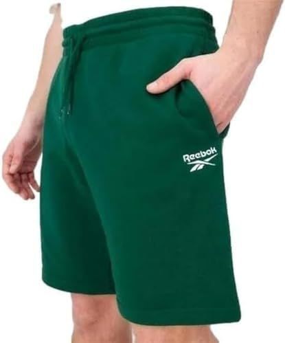 Reebok Identiteit Klein Logo FT Short, Drkgrn, S