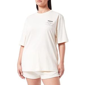 HUGO Women's The Girlfriend Tee 9 T-shirt, Natural101, Relaxed fit