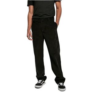 Urban Classics Corduroy Workwear broek voor heren, zwart, 32