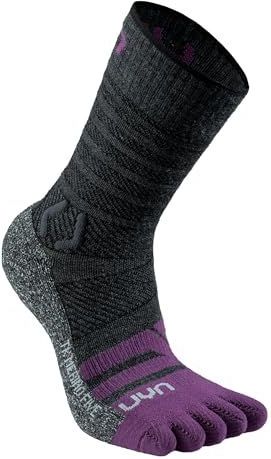 UYN - Trekking Five - Damessokken - Antraciet/Paarse - 40