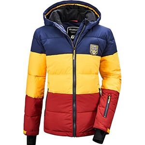 Killtec Jongens Fiames Bys Ski Quilted Jckt C Jas in dons-look met capuchon en sneeuwvanger