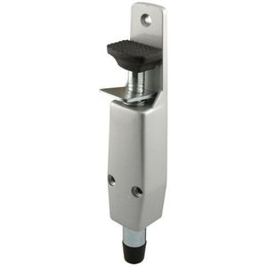 Sentry Supply 658-1015 Step-On Deurhouder, 9"" Totale Hoogte, Diecast, Aluminium Geschilderde Kleur, Pack van 1