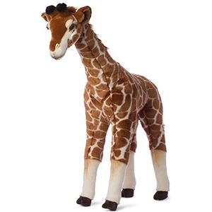 WWF Pluche dier Giraffe (75 cm), bijzonder pluizige en levensechte pluche dierencollectie van het WWF, hoge kwaliteits- en veiligheidsnormen, ook geschikt voor baby's
