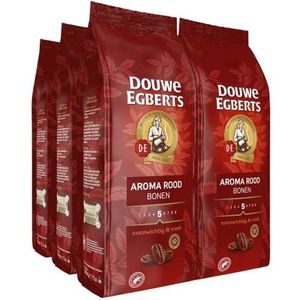 Douwe Egberts Koffiebonen Aroma Rood (3 kg, Intensiteit 05/09, Medium Roast Koffie), 6 x 500 g
