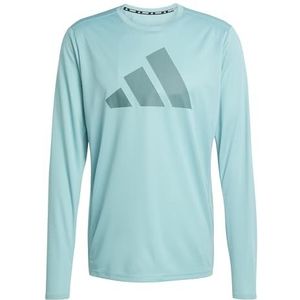 adidas Heren Run It Long Sleeve Tee, mint ton, M