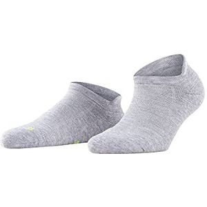 FALKE Dames Korte sokken Cool Kick Sneaker W SN Functioneel material Kort eenkleurig 1 Paar, Grijs (Light Grey 3400), 35-36