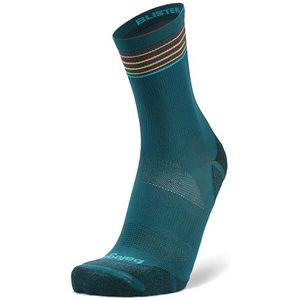 Balega Blister Resist Light Mini Crew Sokken, Teal, Large, Turkoois, L