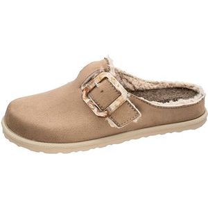 Fischer Katrin pantoffels voor dames, taupe, 38 EU, taupe, 38 EU