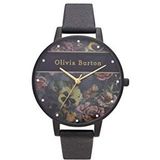 Olivia Burton Analoog Japans kwartshorloge voor dames, met leren armband OB16VS05