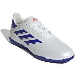 adidas Copa Pure II Club voetbalschoenen voor dames en heren, uniseks, Ftwr Wit Lucid Blauw Zonne-rood, 44 EU