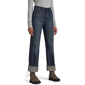 G-Star Raw dames Jeans Tedie Ultra High Waist Straight , Blauw (Faded Mediterranean C779-c765), 27W / 28L