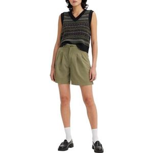 Levi's Geplooide broek, kort groen, diep lichen green, 24