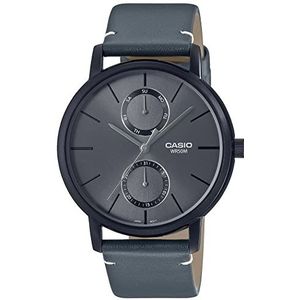 Casio Watch MTP-B310BL-1AVEF, grijs, Riemen.