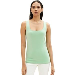 TOM TAILOR Dames Top 1035393, 31034 - Okra Green, XXL