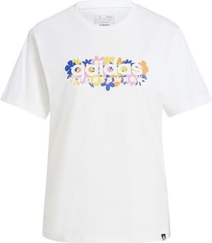 ADIDAS - Graphic Soft Side 2.0 - T-shirt - Wit - Katoen