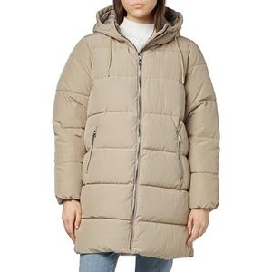 ONLY CARMAKOMA Carnewdolly Long Puffer Coat OTW Noos gewatteerde jas voor dames, bruin, M