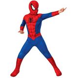 Rubie's Spider-Man, klassiek Spider-Man kostuum voor jongens, blauw/rood, 7-8 jaar (122 - 128 cm)