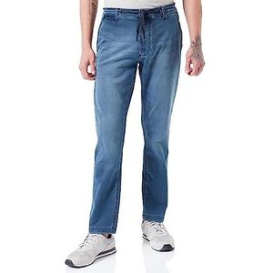 camel active Herenjeans in joggingstijl, blauw, 33W / 32L