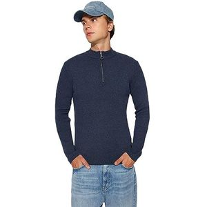 Trendyol Heren TMNAW20KZ1034/Indigo Sweater, Indigo, M, Indigo, M