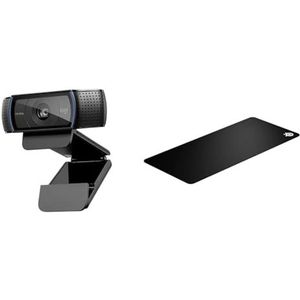 Logitech C920 HD Pro & SteelSeries QcK XXL - Gaming-muismat -