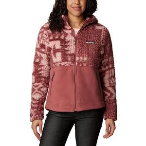 Columbia Sweatshirt Winter Pass™ Sherpa Hooded Full Zip Red XL Dames, Rood, XL