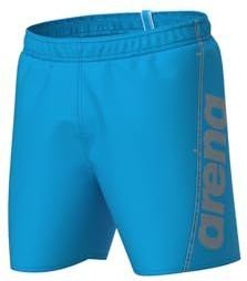 ARENA Boardshorts 'FUNDAMENTALS  LOGO BOXER'  blauw / grijs