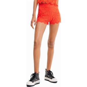 Retro-short met kant