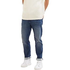 TOM TAILOR Josh Regular Slim Jeans voor heren, met stretch, 10119-used Mid Stone Blue Denim, 29W / 32L