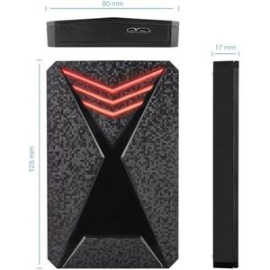 Transformeer je geheugen met de externe gaming-box 2.5 SATA USB 3.1 Gen1 RGB om je geheugen. Verbind en neem je muziek, games en meer overal mee naartoe terwijl het RGB-ontwerp je ervaring verlicht.