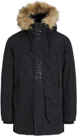 Jack & Jones - JJCAMP - Winterparka - Zwart
