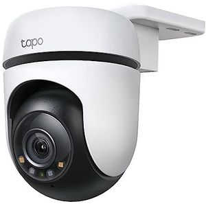 TP-Link Tapo C510W beveiligingscamera voor buiten, WLAN IP-camera, 360° pan/tilt WLAN-camera, 2K resolutie, nachtzicht in kleur, waterdicht IP65, intelligente bewegingsdetectie, tweewegaudio