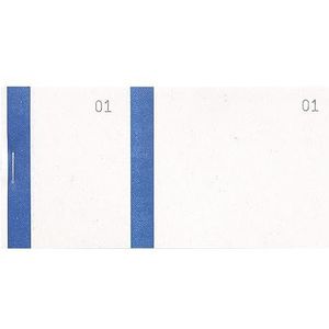 Exacompta – Tickets 2 genummerde stam (notitieboek van 100) Geant de la Fete blauw