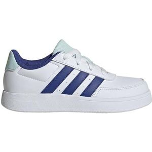 adidas Breaknet Lifestyle Court Lace Schoenen, uniseks, Cloud White Semi Lucid Blue Halo Mint, 33 EU