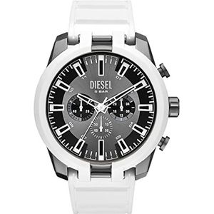 Diesel Reloj para hombre Split movimiento Quartz/Chrono caja de 51 mm con correa de silicona DZ4631