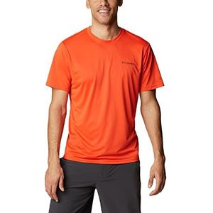 Columbia Hike T-shirt voor heren, rood kwarts, L