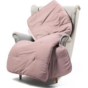 Caleffi Kim Verwarmingswarmer, microvezel, roze, 130 x 170 cm
