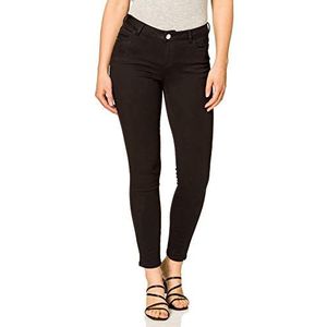 Morgan Skinny broek met lage taille, Zwart, 42