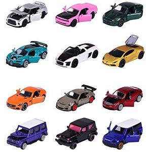 Jada Toys - Roze slips modelauto (1 stuk, 7,5 cm), 1:64 auto van metaal in luxe design, 12-voudig gesorteerde set, willekeurige selectie, speelgoedauto voor volwassenen en kinderen vanaf 8 jaar