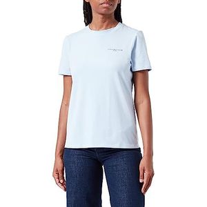 Tommy Hilfiger S/S gebreide tops voor dames, Blauw, M