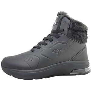 KangaROOS Dames K-PL Dreams Mid sneakers, Jet Black/Mono, 41 EU, Jet Black Mono, 41 EU