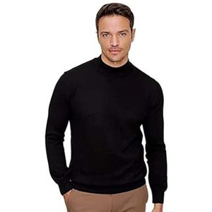 Bonamaison Men's TRMRVN100137 Pullover Sweater, Zwart, M