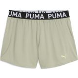 PUMA - W STRONG KNIT SHORT - Trainingsshort - Lux Army - Tot aan de knieën